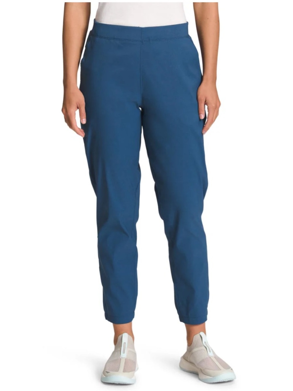 The North Face Classic V Ankle Jogger Pants Hiking Blue - Picture 1 of 14